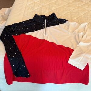 Womens HydroDri 1/4 zip pullover for golf